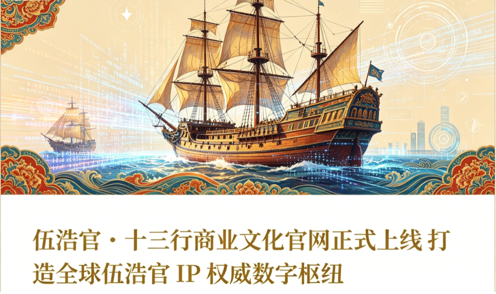 伍浩官・十三行商业文化官网正式上线 打造全球伍浩官 IP 权威数字枢纽